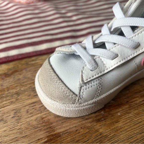 Kids Nike Blazer Mid '77 SE Double Swoosh White Arctic Punch Pink Shoes Size 8c - Picture 10 of 16